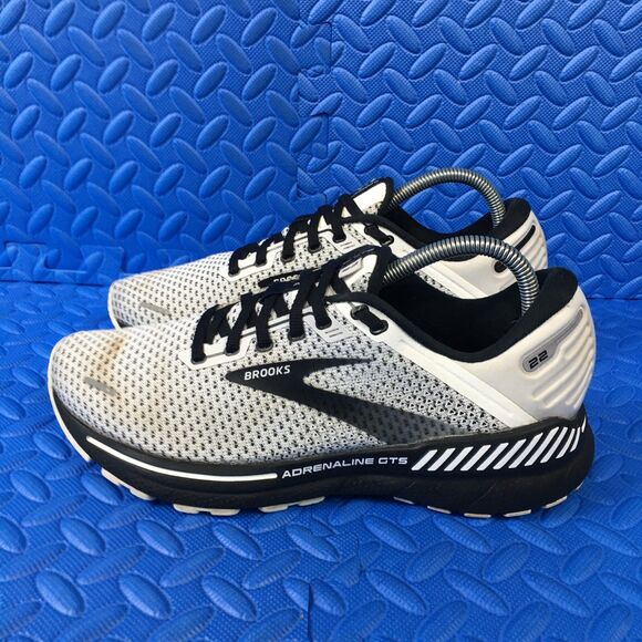 Brooks Adrenaline GTS 22 Womens Running Shoes White Athletic Sneakers Size 9.5B - Picture 3 of 12